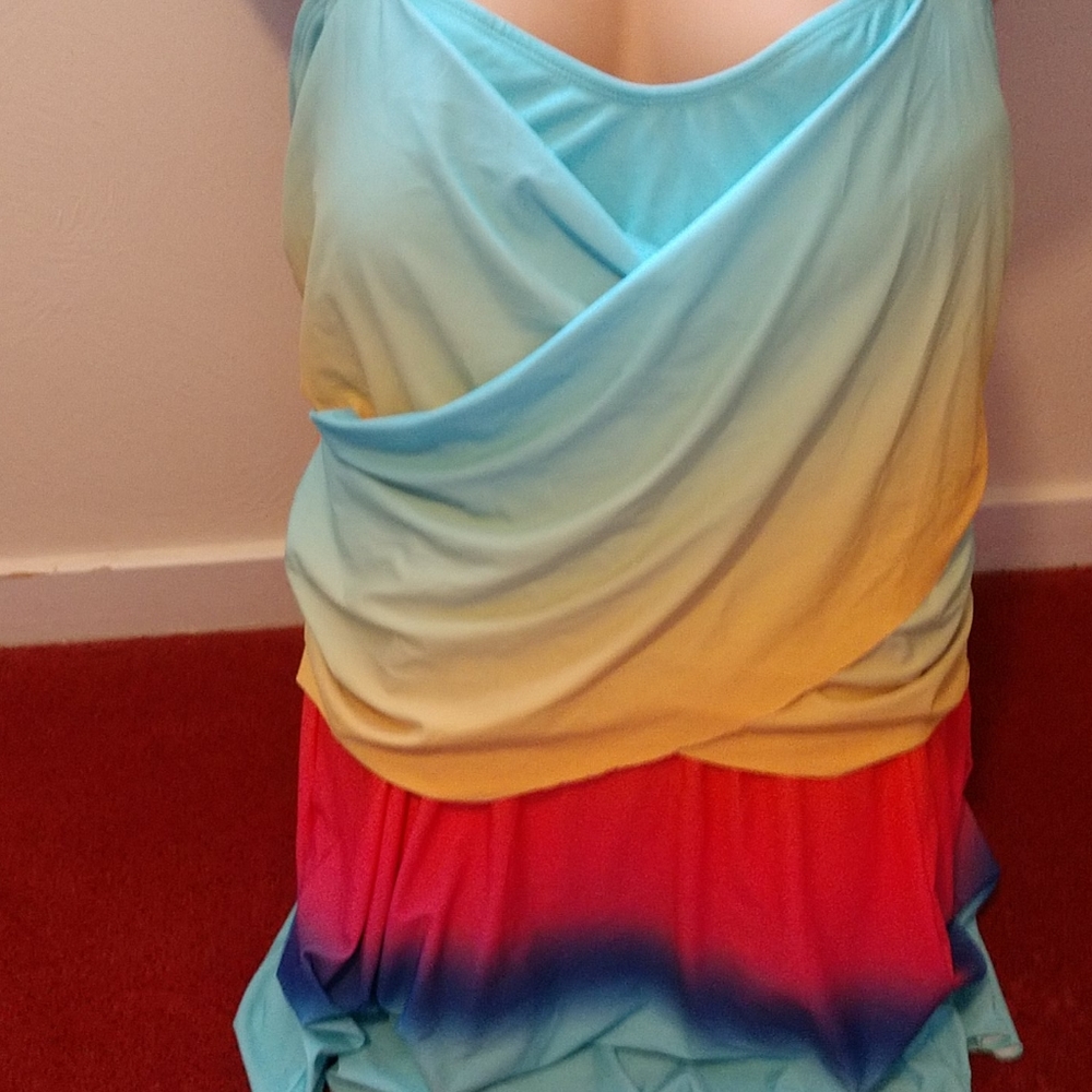 Plus-size swimming set